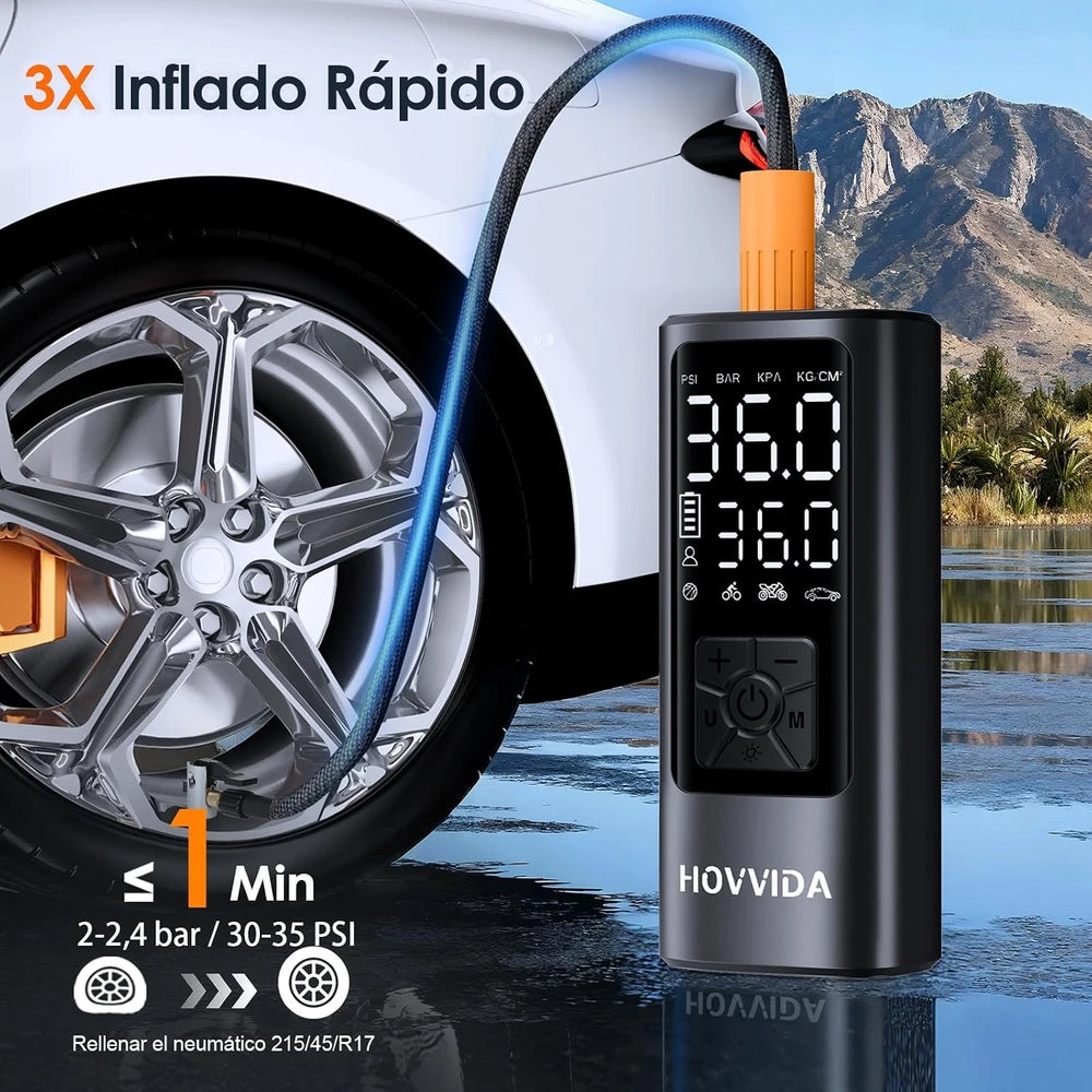 Compresor de Aire Portátil Hovvida