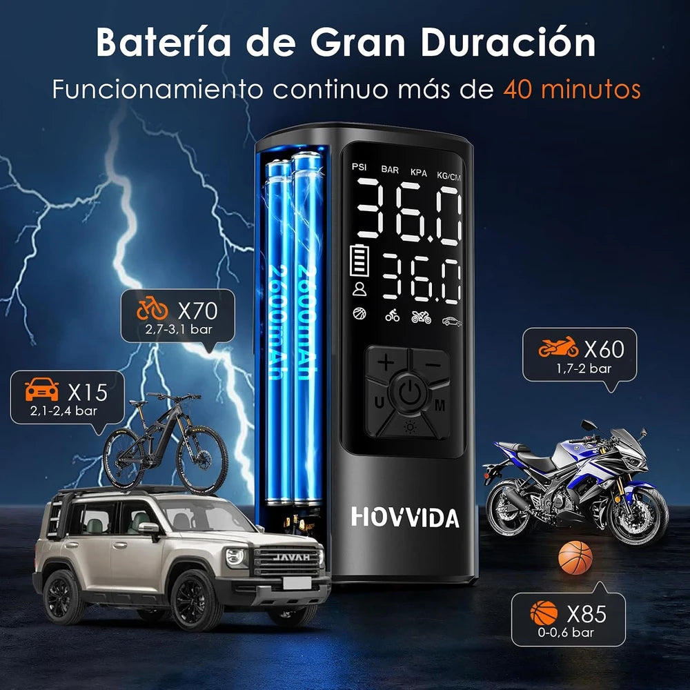 Compresor de Aire Portátil Hovvida