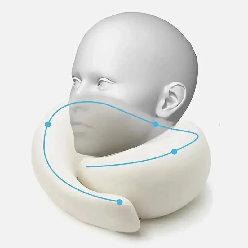Ergonomic Memory Foam Travel Neck Pillow