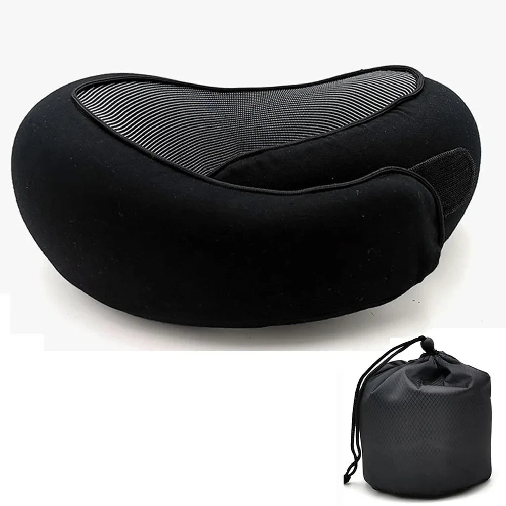 Ergonomic Memory Foam Travel Neck Pillow