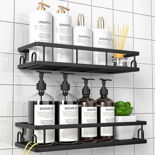 Black Waterproof Shower Caddy Set